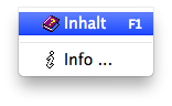 Menu - Hilfe - Inhalt