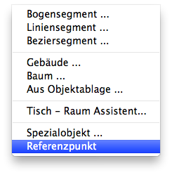 Menu - Einfügen - Referenzpunkt