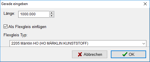 Dialog - Gerade
