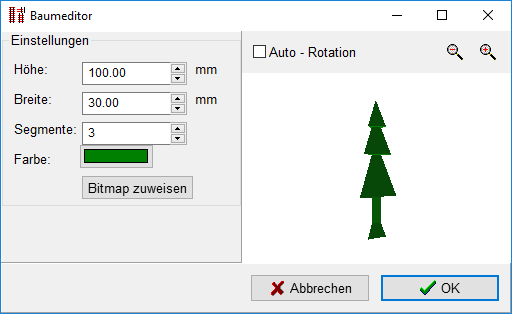 Dialog - Einfügen - Baum