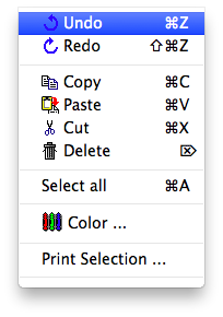 Menu-Edit - Undo