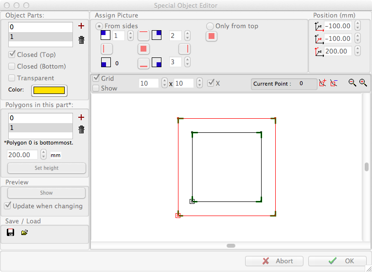 Dialog - Insert - Special Object