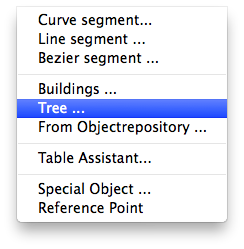 Menu - Insert - Tree