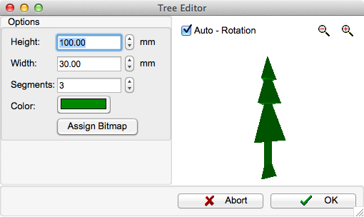 Dialog - Insert - Tree