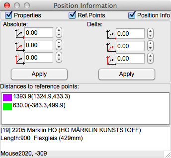 Dialog - Position Information