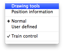 Menu - View - Drawing Tools