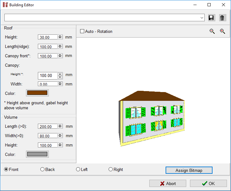 Menu - Insert - Building