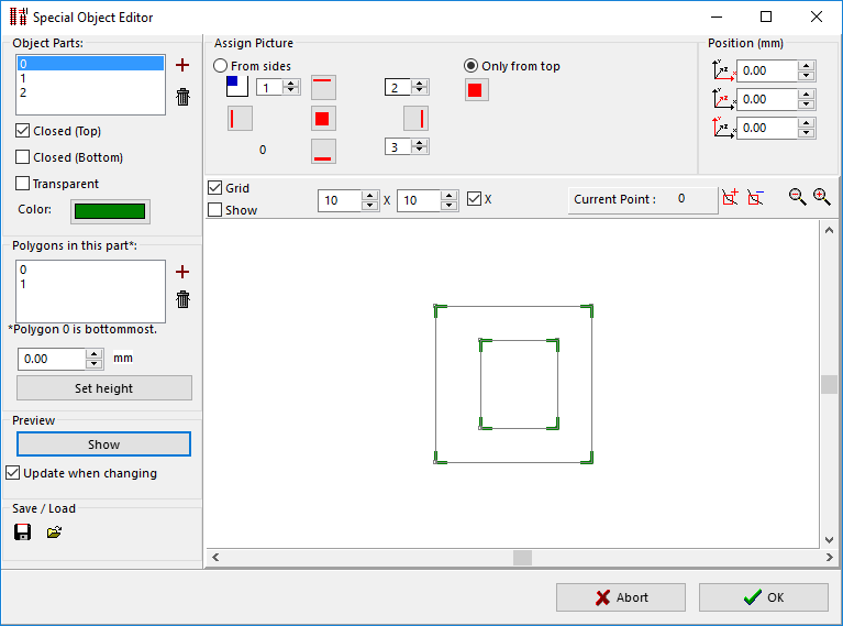 Dialog - Insert - Special Object