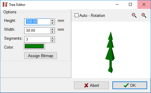 Dialog - Insert - Tree