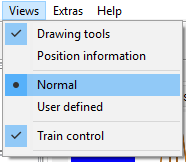 Menu - View - Normal