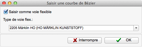 Dialog - Einfügen - Bezier