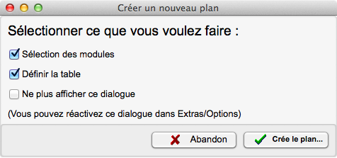 Dialog - Plan Assistent