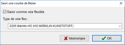 Dialog - Einfügen - Bezier